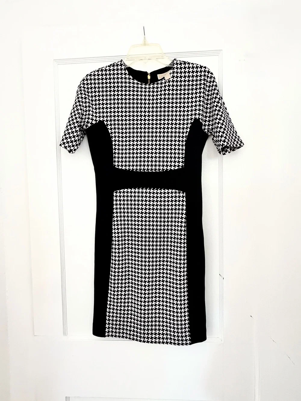 Michael Kors Houndstooth Sheath Dress